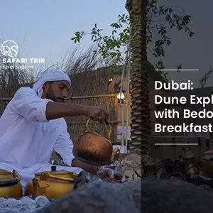 Book Dubai: Dune Explorer with Bedouin Breakfast desert view