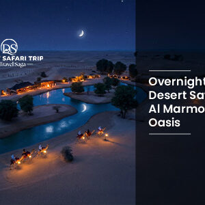 Book Overnight Heritage Safari at Al Marmoom Oasis desert camp