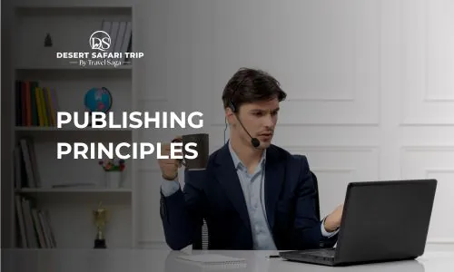 Publishing Principles guide showcasing quality content standards, editorial guidelines, accuracy, transparency, and ethical publishing practices.