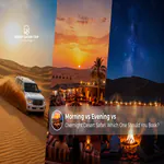 Morning, evening, and overnight desert safari experiences in Dubai.