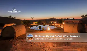 Platinum Desert Safari experience in Dubai with luxury desert activities.