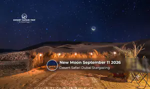 September 2026 new moon creating ideal conditions for Dubai stargazing.